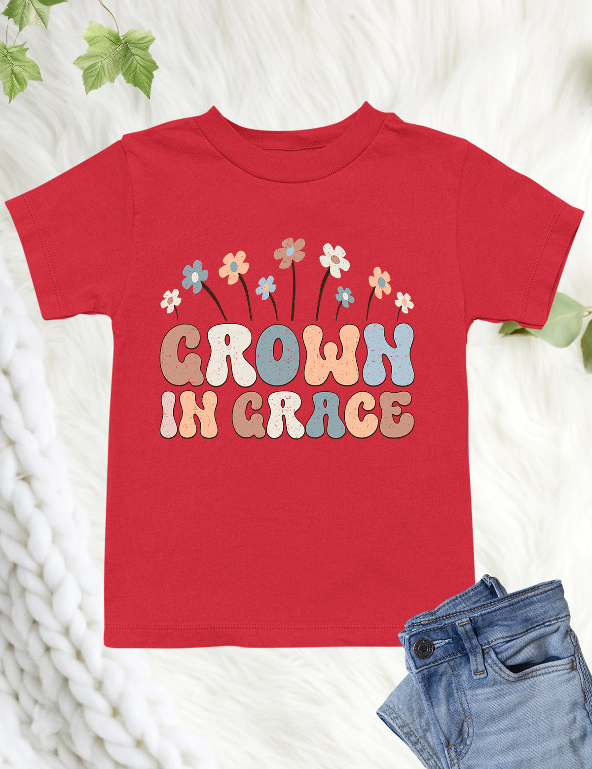 Grown in Grace Groovy Christian Kids T Shirt