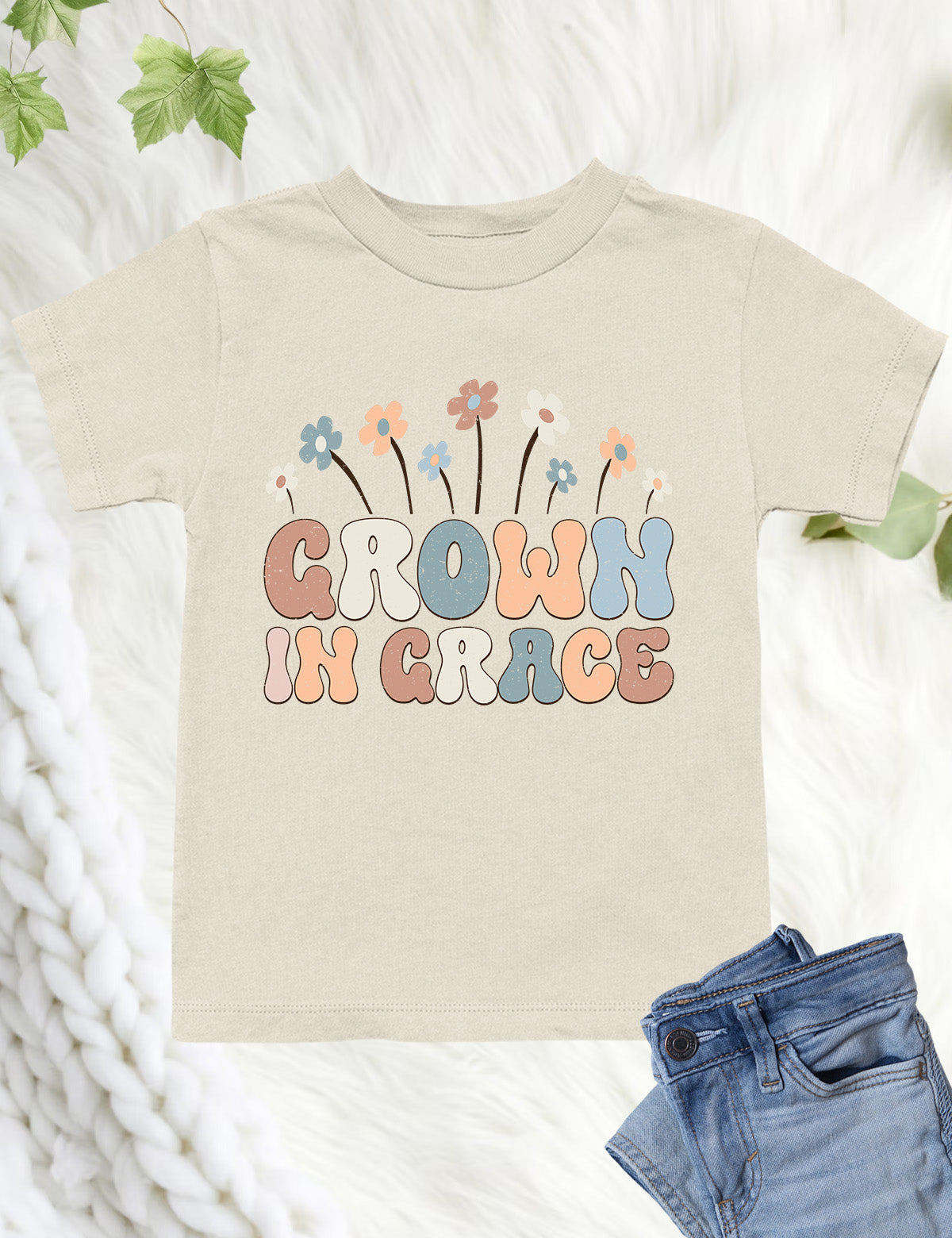 Grown in Grace Groovy Christian Kids T Shirt