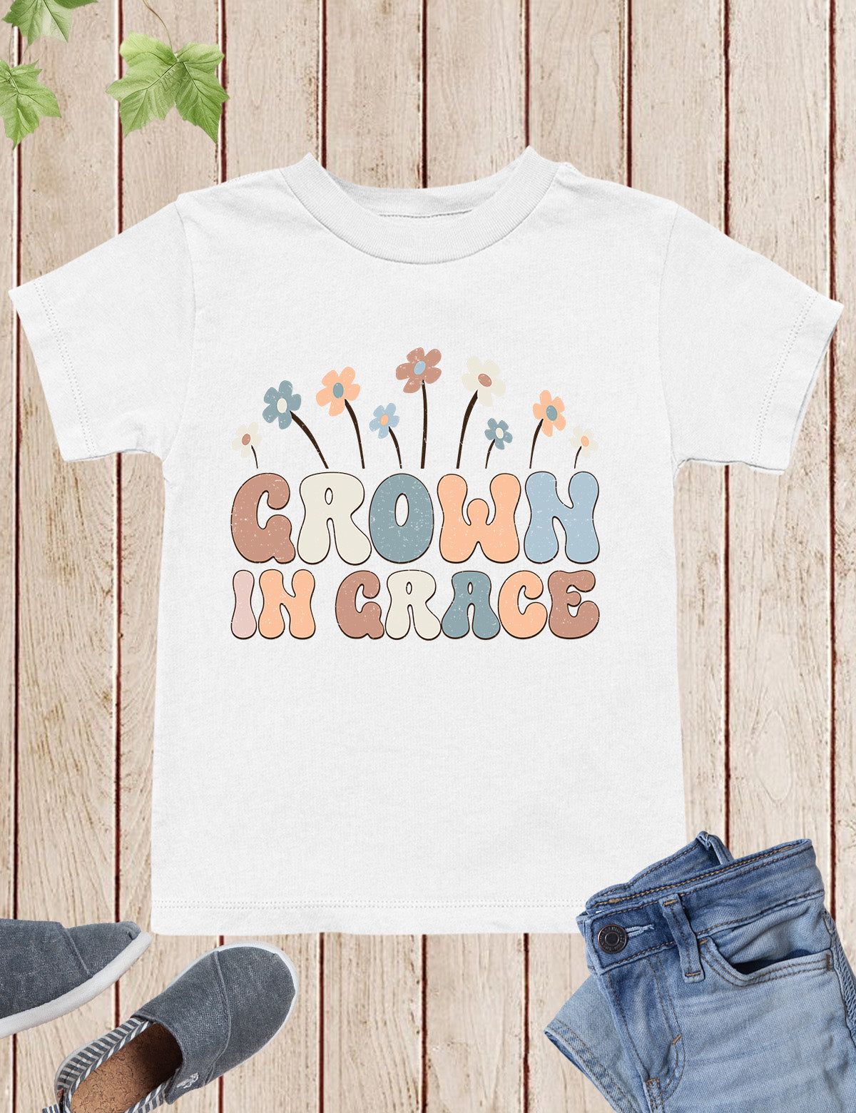 Grown in Grace Groovy Christian Kids T Shirt