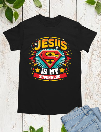 Jesus is My Superhero Retro Shirt