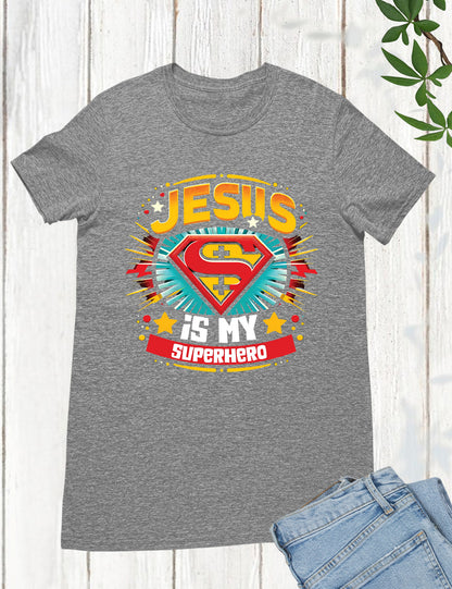 Jesus is My Superhero Retro Shirt
