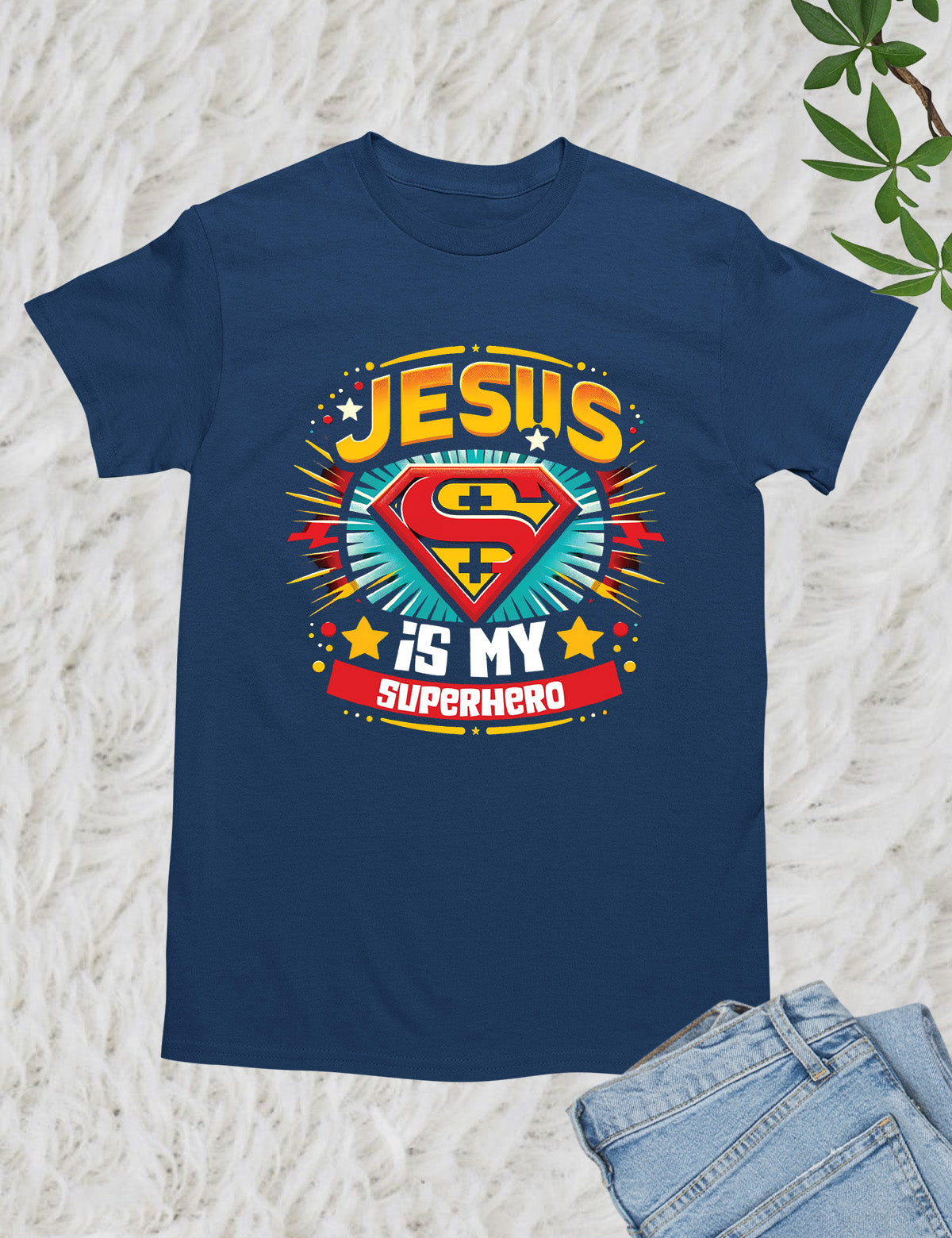 Jesus is My Superhero Retro Shirt