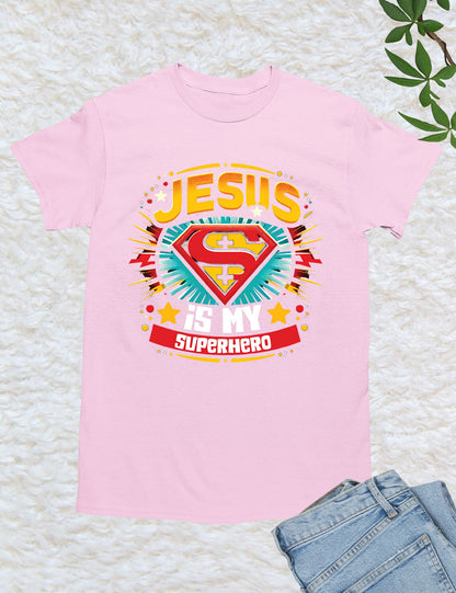 Jesus is My Superhero Retro Shirt
