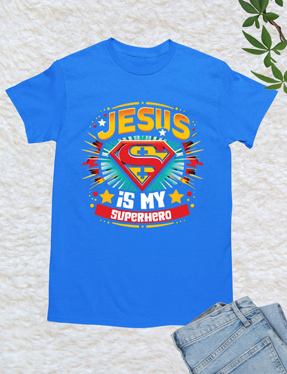 Jesus is My Superhero Retro Shirt