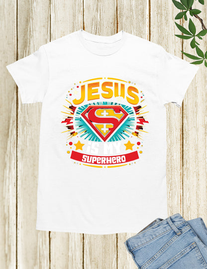 Jesus is My Superhero Retro Shirt