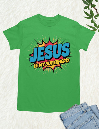Jesus is My Superhero Trendy T Shirt