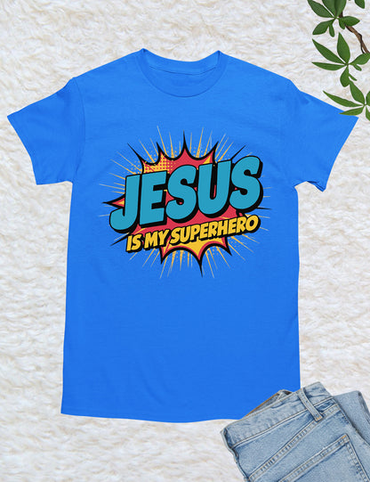 Jesus is My Superhero Trendy T Shirt