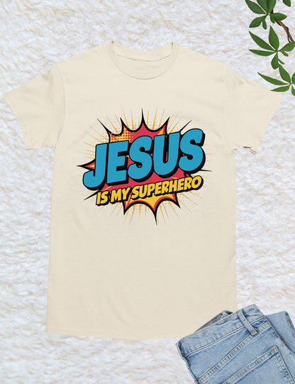 Jesus is My Superhero Trendy T Shirt