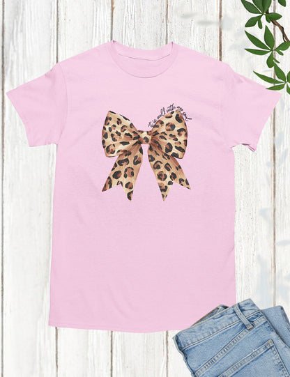 It is Well With My Soul Leopard Print Christian Bow Long Sleeve