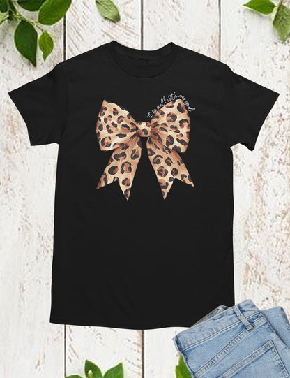 It is Well With My Soul Leopard Print Christian Bow Long Sleeve