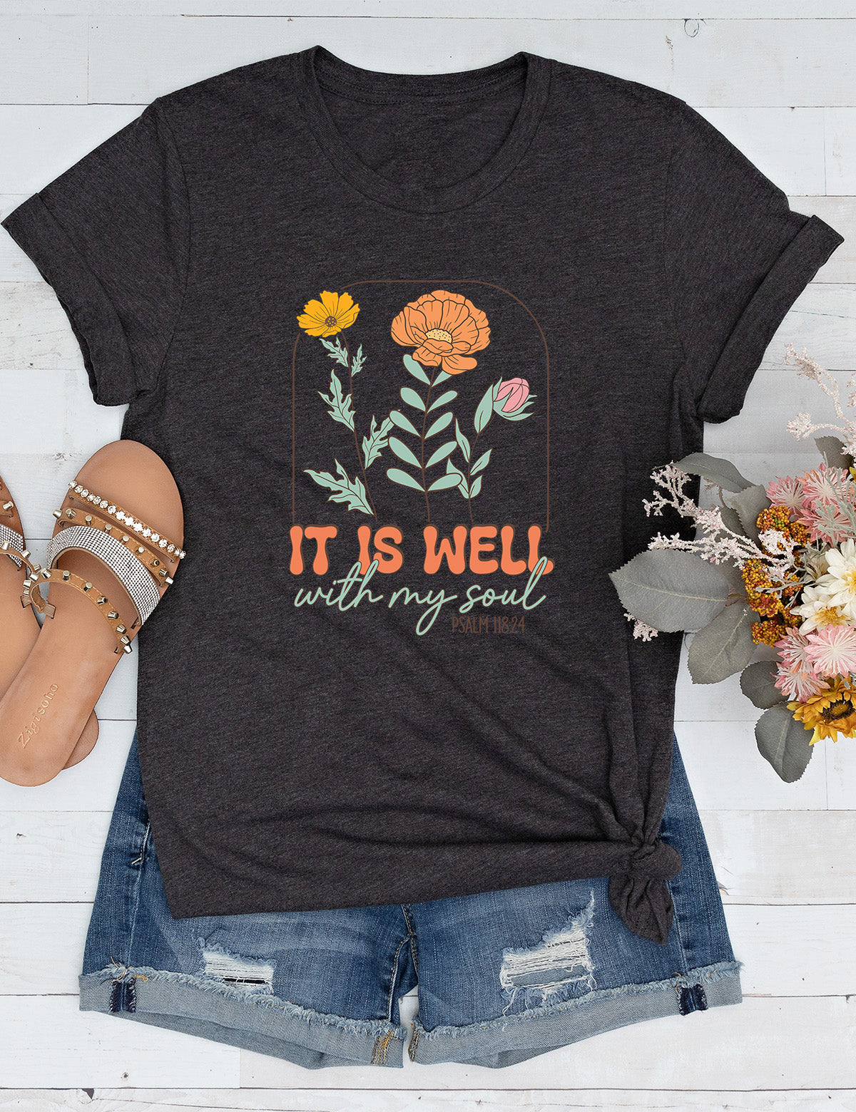 It is Well with My Soul Long Sleeve Christian Shirts