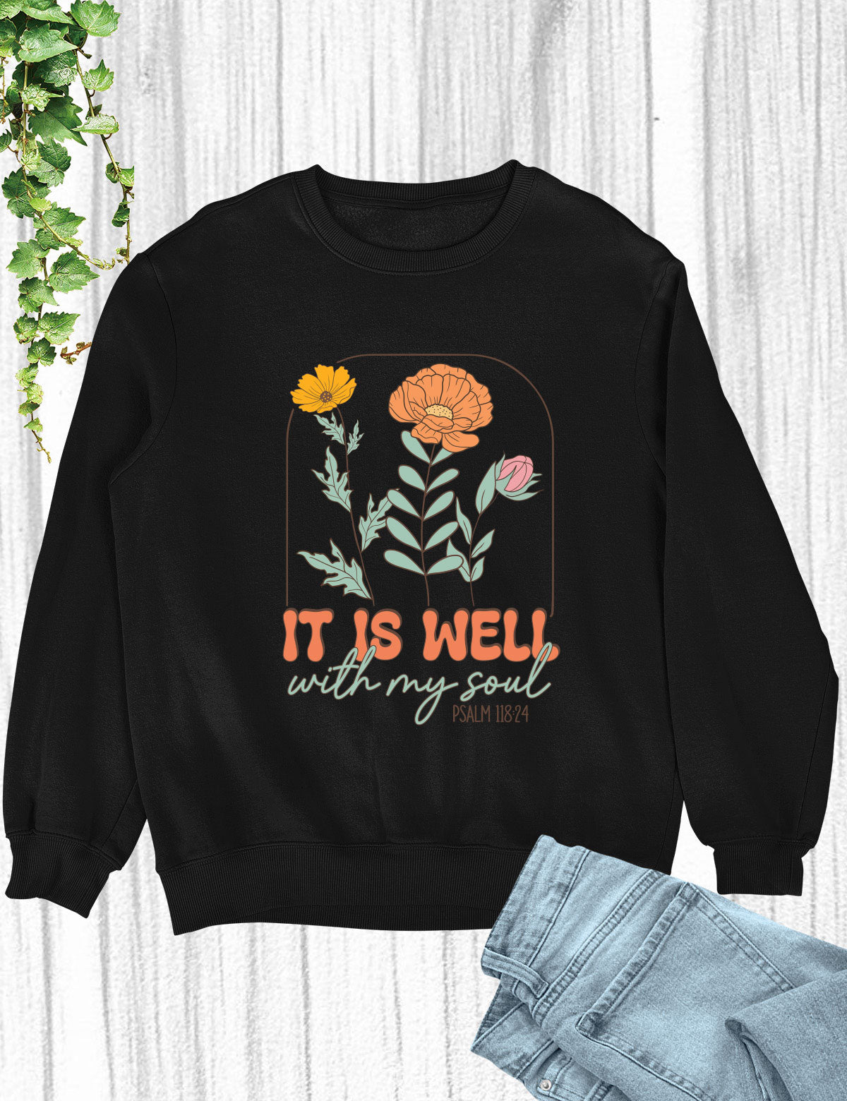 It is Well with My Soul Long Sleeve Christian Shirts