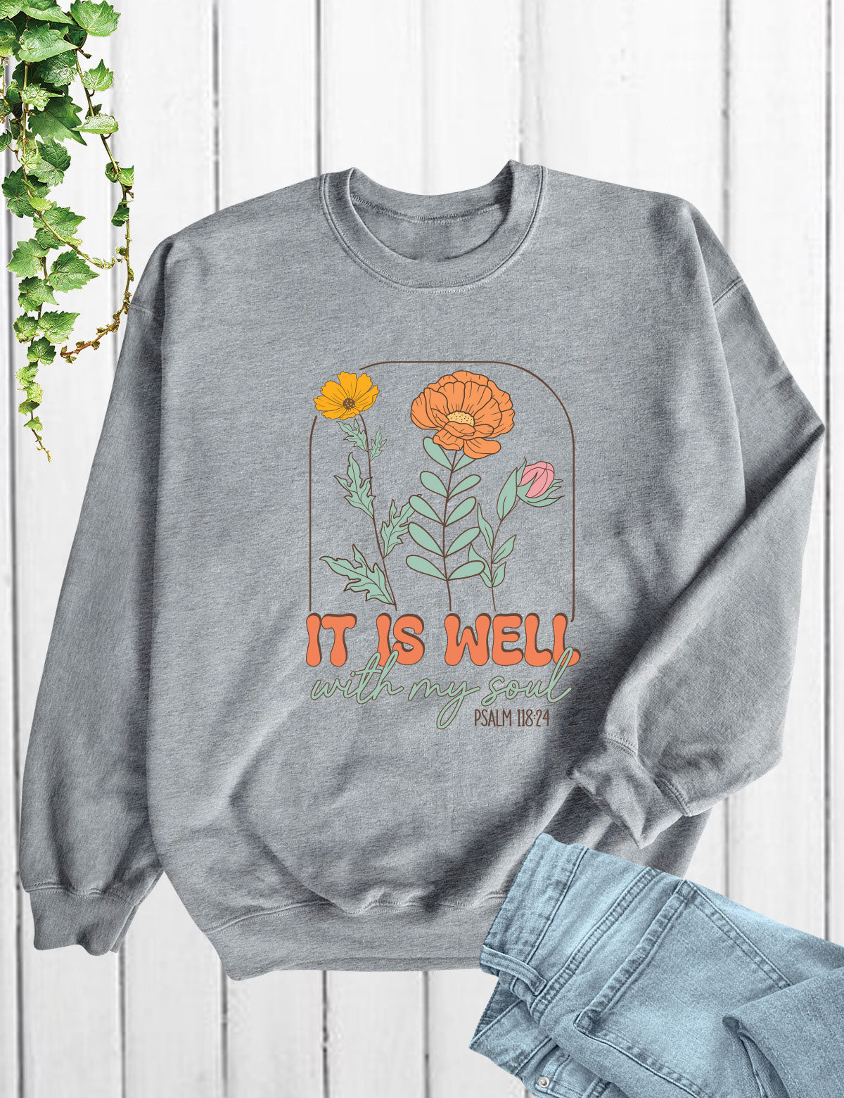 It is Well with My Soul Long Sleeve Christian Shirts