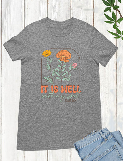 It is Well with My Soul Long Sleeve Christian Shirts
