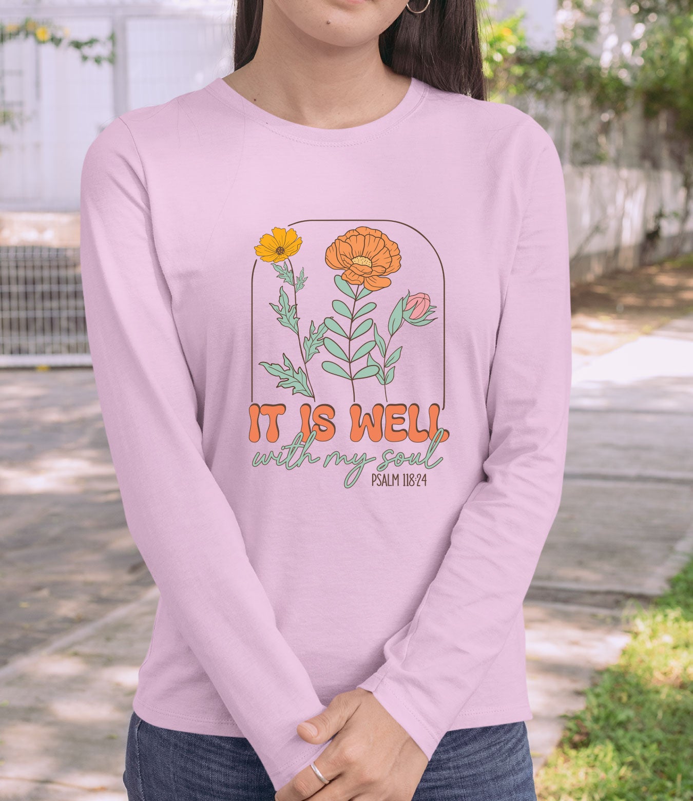 It is Well with My Soul Long Sleeve Christian Shirts
