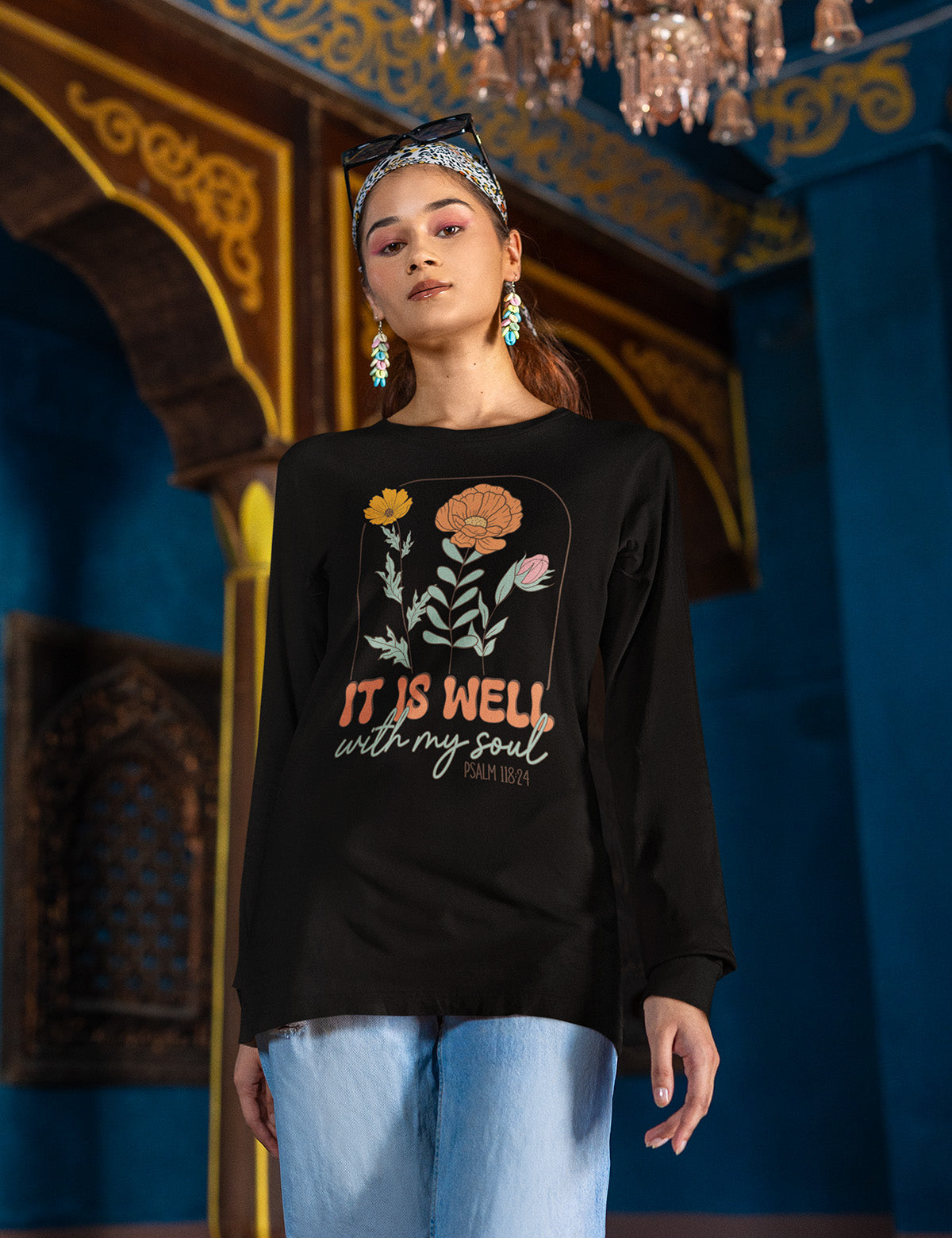 It is Well with My Soul Long Sleeve Christian Shirts