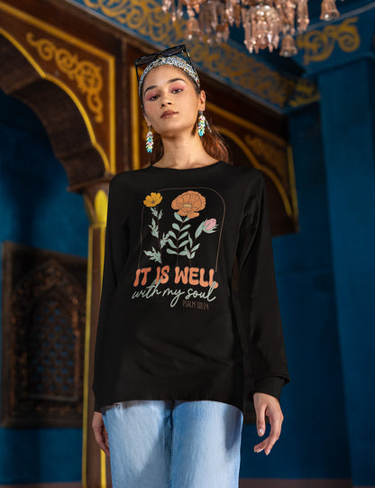 It is Well with My Soul Long Sleeve Christian Shirts