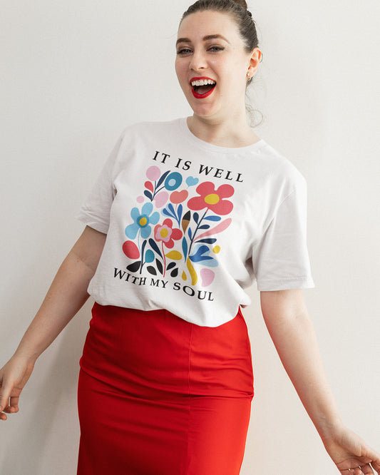 It is Well With My Soul boho Christian Shirts