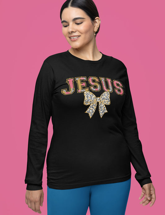 Jesus Coquette Women's Long Sleeve T Shirts
