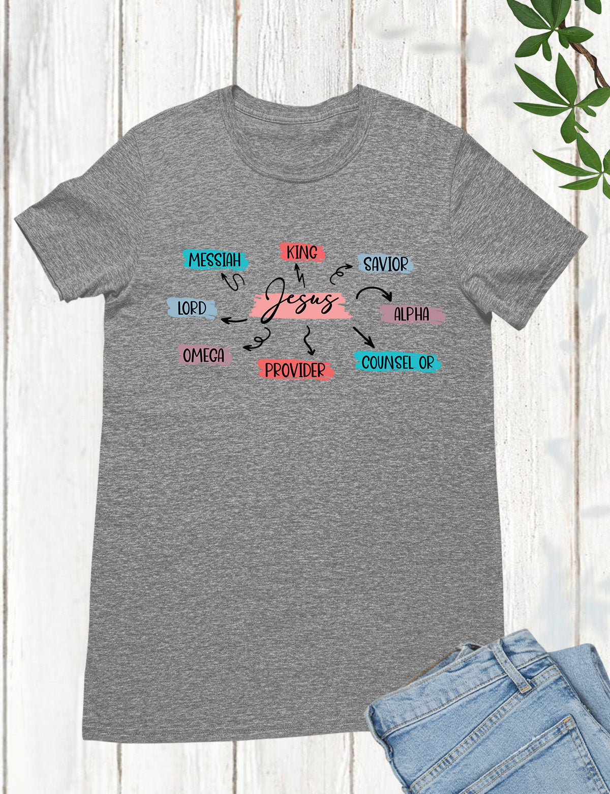 Jesus Savior King Lord Provider T Shirt