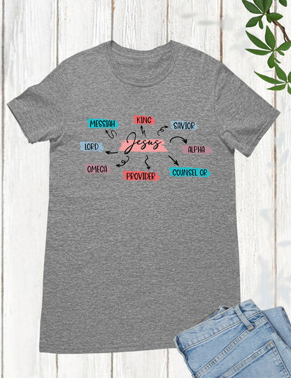 Jesus Savior King Lord Provider T Shirt