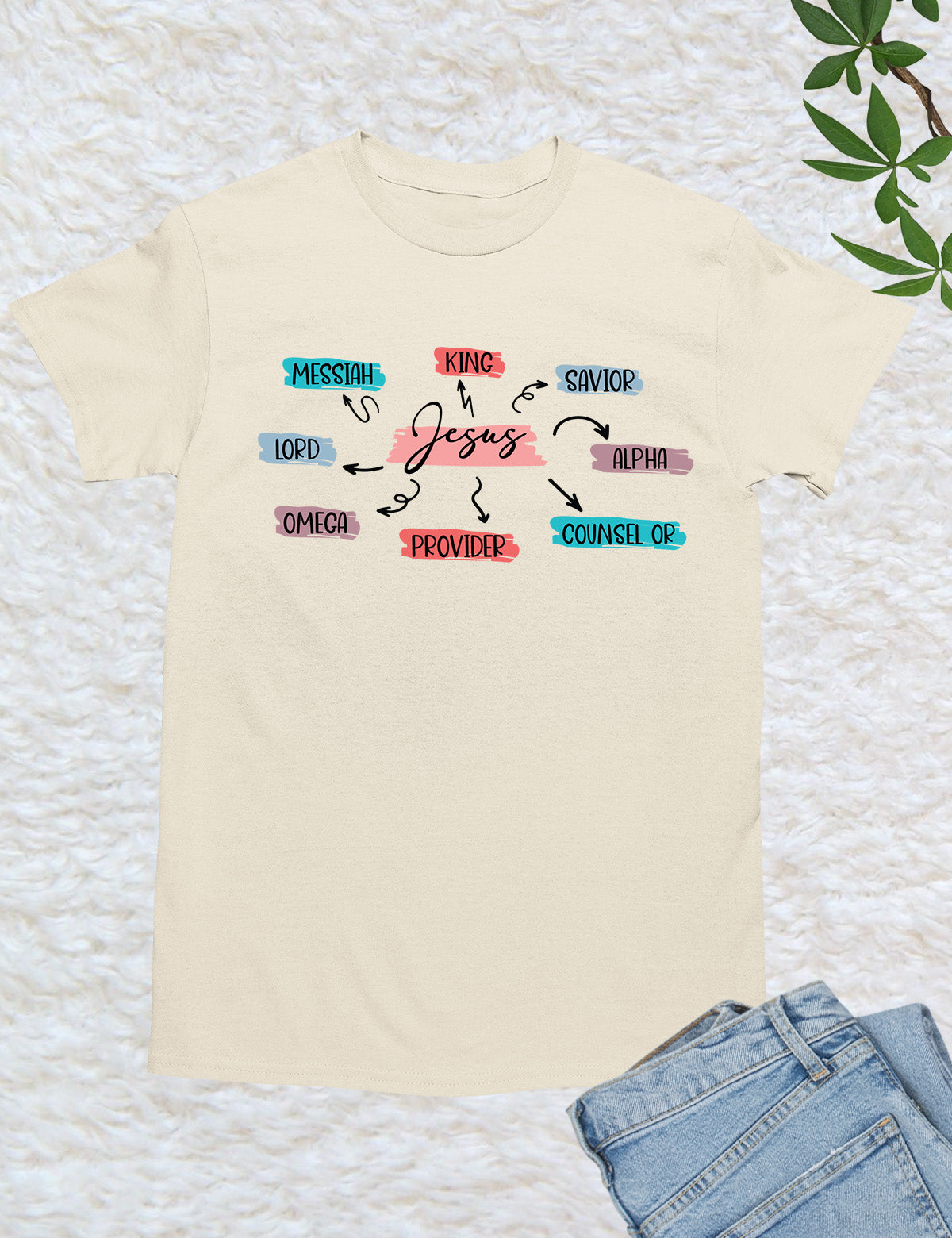 Jesus Savior King Lord Provider T Shirt