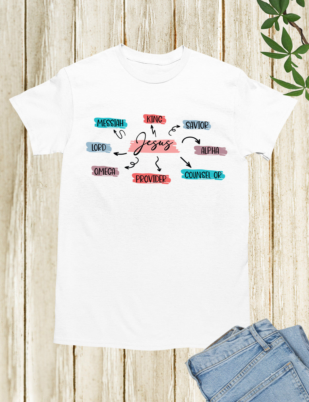 Jesus Savior King Lord Provider T Shirt