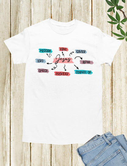 Jesus Savior King Lord Provider T Shirt
