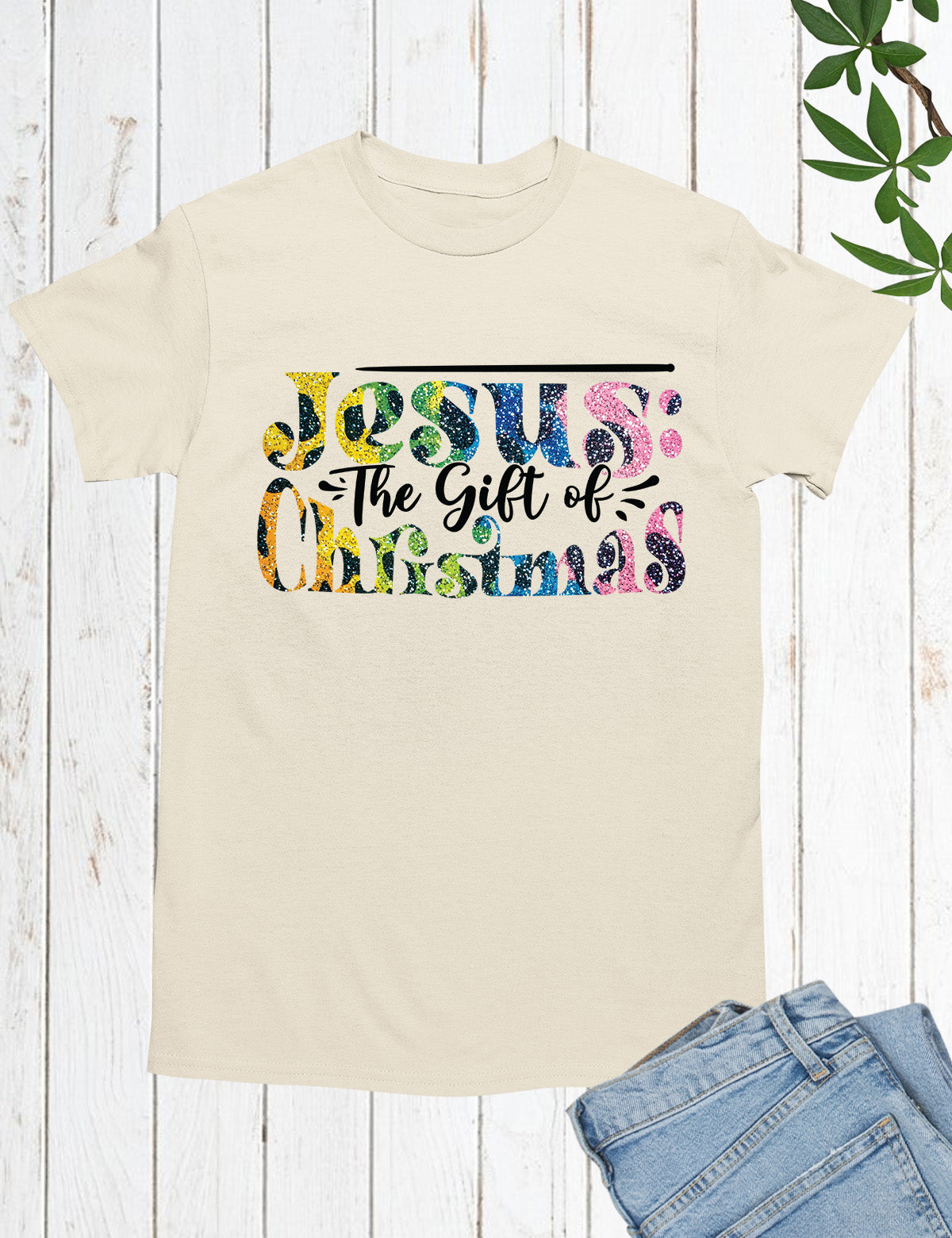 Religious Christmas Sweatshirts Jesus the Gift