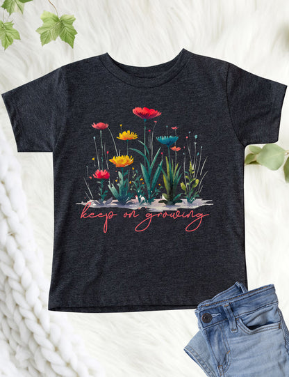 Keep on Growing Kids T Shirt