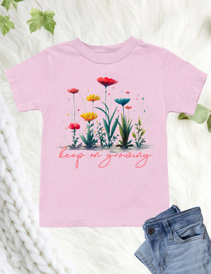 Keep on Growing Kids T Shirt