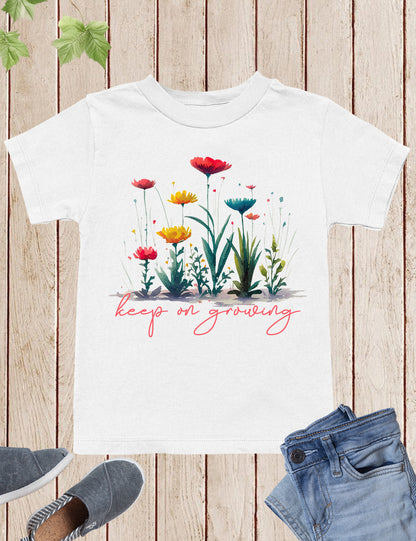 Keep on Growing Kids T Shirt