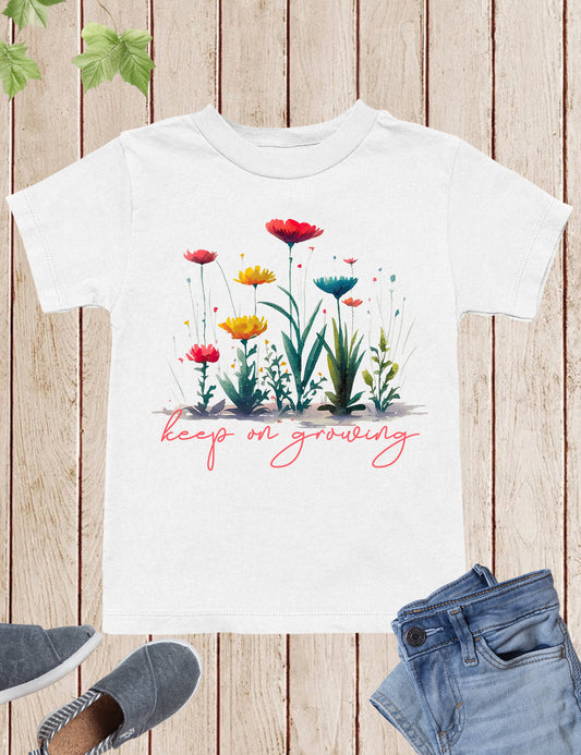 Keep on Growing Kids T Shirt