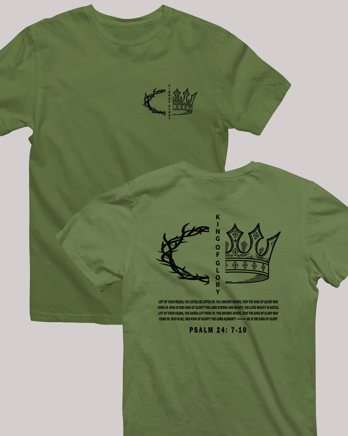 King of Glory Men's Christian Clothing T Shirt