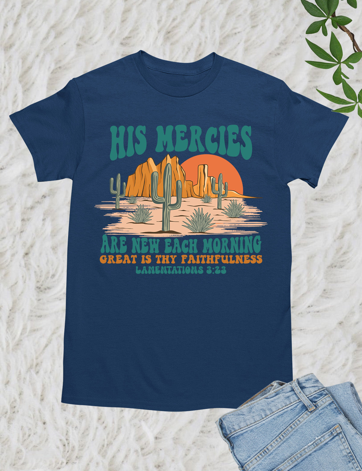 His Mercies Are New Each Morning Boho Christian Shirts