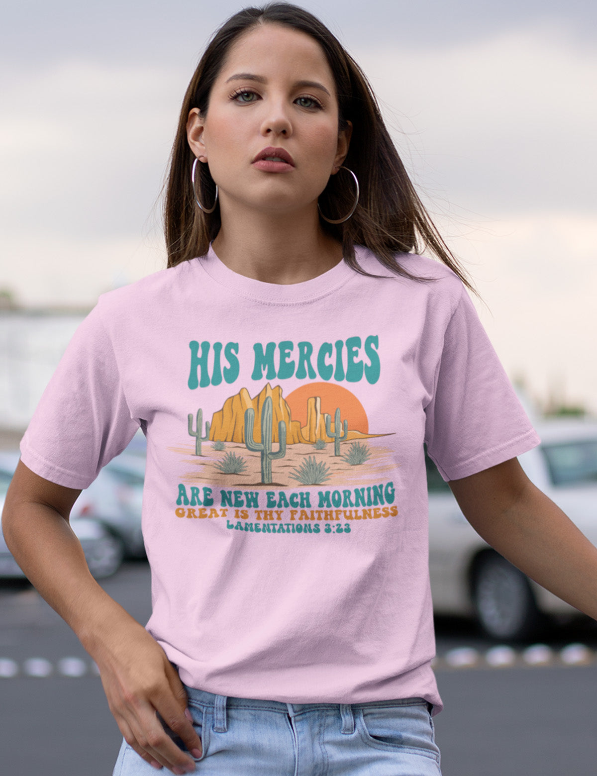 His Mercies Are New Each Morning Boho Christian Shirts
