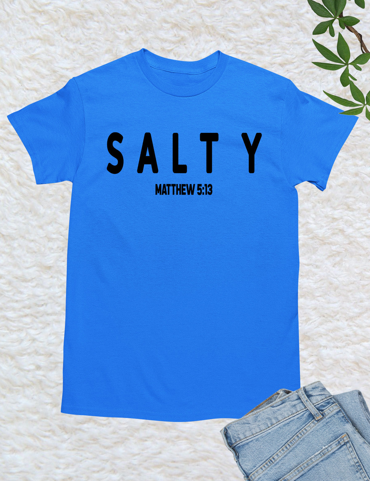 Funny Christian Shirt Salty Matthew 5:13 Bible Verse Shirt