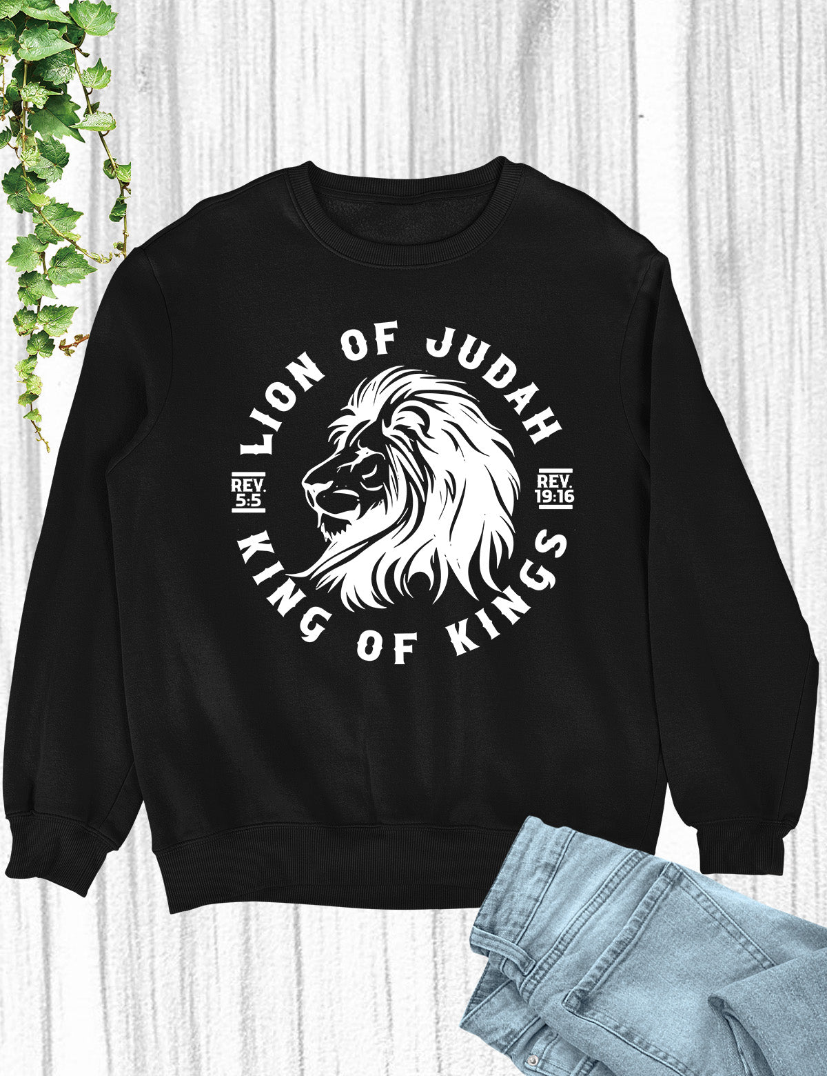 Lion Of Judah King Of Kings Christian Sweatshirt