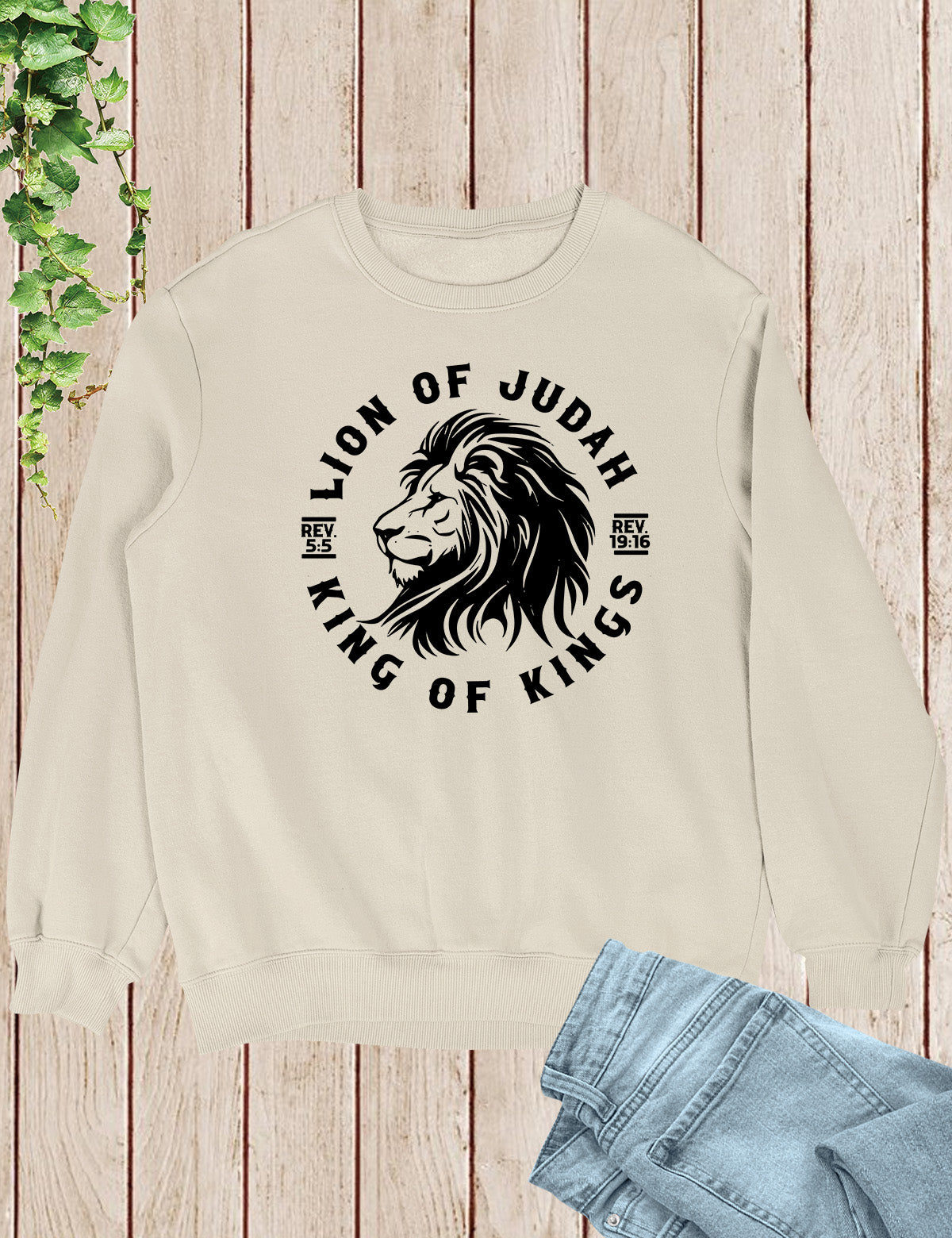 Lion Of Judah King Of Kings Christian Sweatshirt