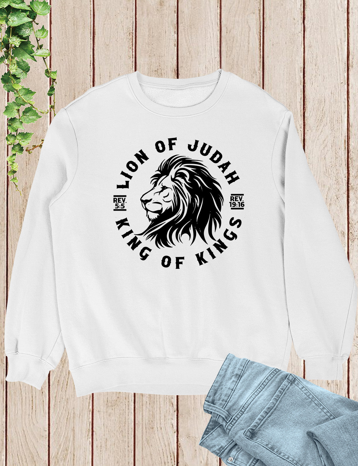 Lion Of Judah King Of Kings Christian Sweatshirt