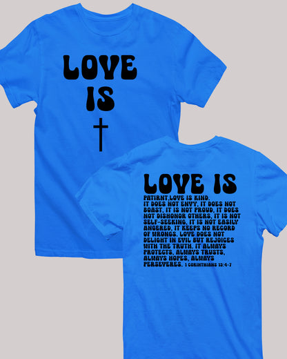 Love is Shirt, 1 Corinthians 13 Trendy Christian Shirts Jesus Evangelism Shirts