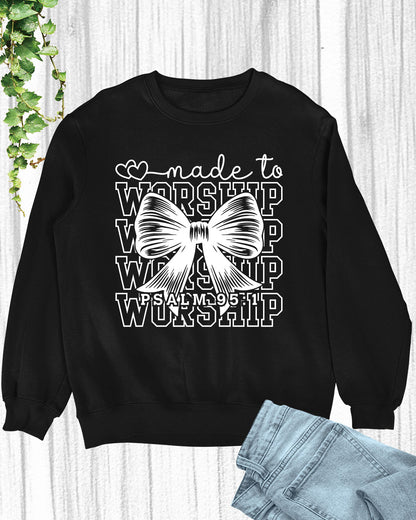 Made to Worship Coquette Long Sleeve Faith Shirts