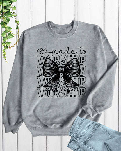 Made to Worship Coquette Long Sleeve Faith Shirts