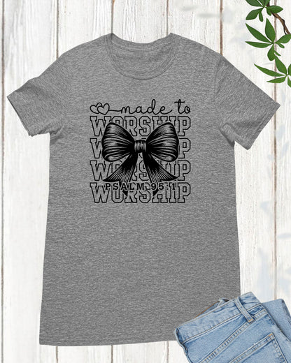 Made to Worship Coquette Long Sleeve Faith Shirts