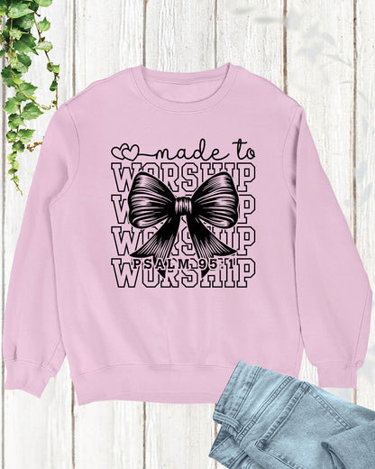 Made to Worship Coquette Long Sleeve Faith Shirts