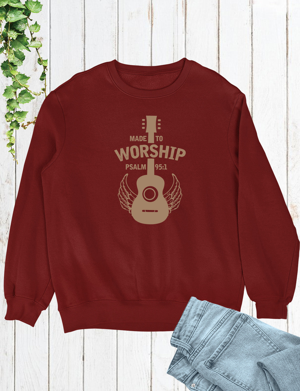 Made To Worship Christian Music Sweatshirt