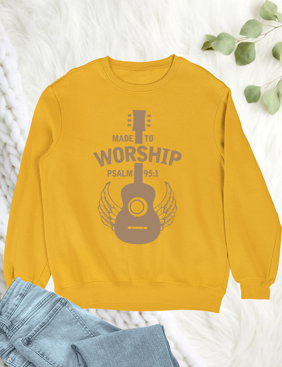 Made To Worship Christian Music Sweatshirt