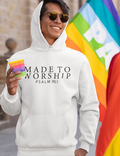 Made to Worship Bible Verse Hoodie