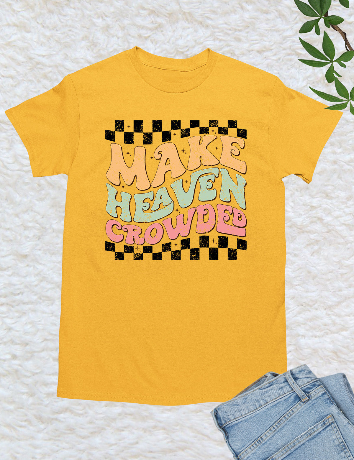 Make Heaven Crowded Vintage Christian T Shirt