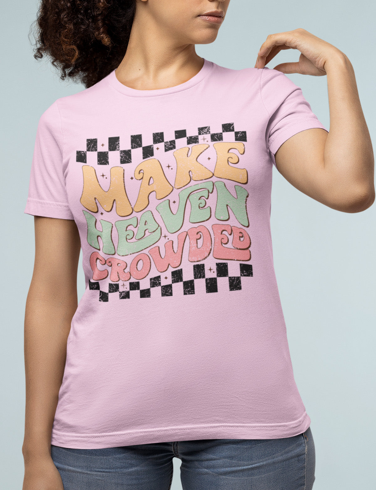 Make Heaven Crowded Vintage Christian T Shirt